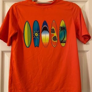 Boys Wonder Nation Swim Shirt (L Husky)